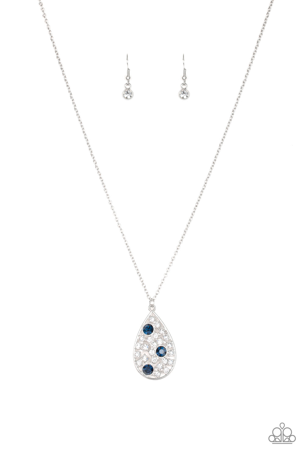 SPARKLE ALL THE WAY - BLUE NECKLACE