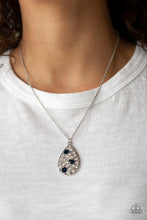 Load image into Gallery viewer, SPARKLE ALL THE WAY - BLUE NECKLACE