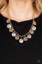 Load image into Gallery viewer, SPOT ON SPARKLE - GOLD NECKLACE