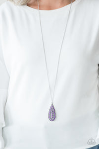 TIKI TEASE - PURPLE NECKLACE