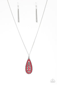 TIKI TEASE - RED NECKLACE