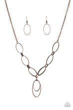 Load image into Gallery viewer, ALL OVAL TOWN - COPPER NECKLACE