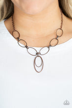 Load image into Gallery viewer, ALL OVAL TOWN - COPPER NECKLACE