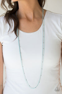 COLORFULLY CHIC - BLUE NECKLACE