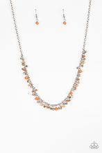 Load image into Gallery viewer, SAILING THE SEVEN SEAS - ORANGE NECKLACE