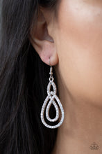 Load image into Gallery viewer, SASSY SOPHISTICATIOJN - WHITE EARRING