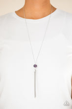 Load image into Gallery viewer, SOCIALITE OF THE SEASON - PURPLE NECKLACE