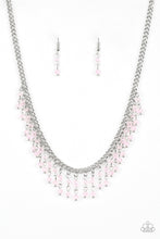 Load image into Gallery viewer, SPORADIC SPARKLE - PINK NECKLACE