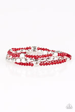 Load image into Gallery viewer, HELLO BEAUTIFUL - RED BRACELET