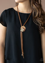 Load image into Gallery viewer, I&#39;M FELINE GOOD - BROWN NECKLACE