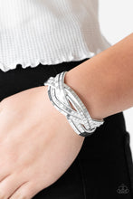 Load image into Gallery viewer, LOOKING FOR TROUBLE - WHITE WRAP BRACELET