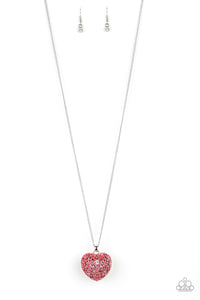 LOVE IS ALL AROUND - RED NECKLACE