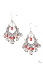 Load image into Gallery viewer, MUSICAL GARDENS - RED EARRING
