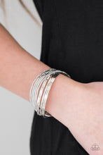 Load image into Gallery viewer, SEE A PATTERN?  -  SILVER BRACELET