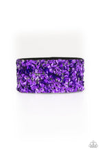 Load image into Gallery viewer, STARRY SEQUINS - PURPLE WRAP BRACELET