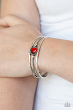 Load image into Gallery viewer, TOP OF THE POP CHARTS - RED BRACELET
