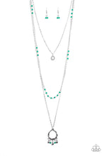 Load image into Gallery viewer, TREASURES AND TRINKETS - GREEN NECKLACE