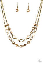 Load image into Gallery viewer, GLIMMER TAKES ALL - BRASS NECKLACE
