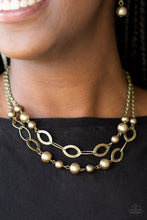 Load image into Gallery viewer, GLIMMER TAKES ALL - BRASS NECKLACE