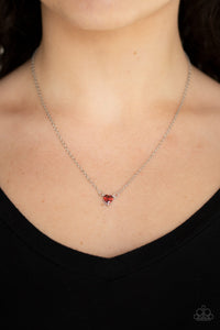 HEARTBEAT BLING - RED NECKLACE
