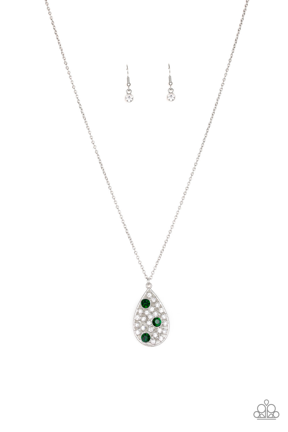 SPARKLE ALL THE WAY - GREEN NECKLACE
