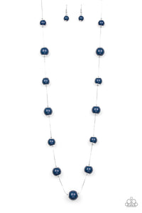 5TH AVENUE FRENZY - BLUE NECKLACE