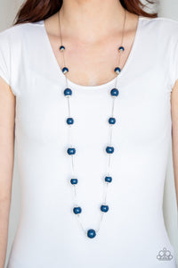 5TH AVENUE FRENZY - BLUE NECKLACE