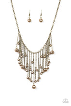 Load image into Gallery viewer, CATWALK CHAMP - BRASS NECKLACE