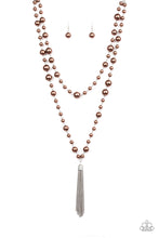 Load image into Gallery viewer, SOCIAL HOUR - BROWN NECKLACE