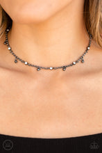 Load image into Gallery viewer, WHAT A STUNNER - BLACK CHOKER NECKLACE