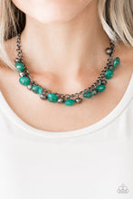 Load image into Gallery viewer, RUNWAY REBEL - GREEN NECKLACE