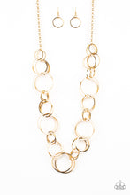 Load image into Gallery viewer, NATURAL-BORN RINGLEADER - GOLD NECKLACE