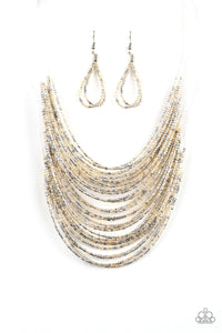 CATWALK QUEEN - GOLD/SILVER NECKLACE