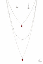 Load image into Gallery viewer, CITY BLOCKBUSTER - RED NECKLACE