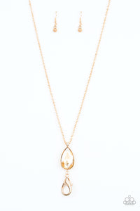 ELITE SHINE - GOLD LANYARD NECKLACE