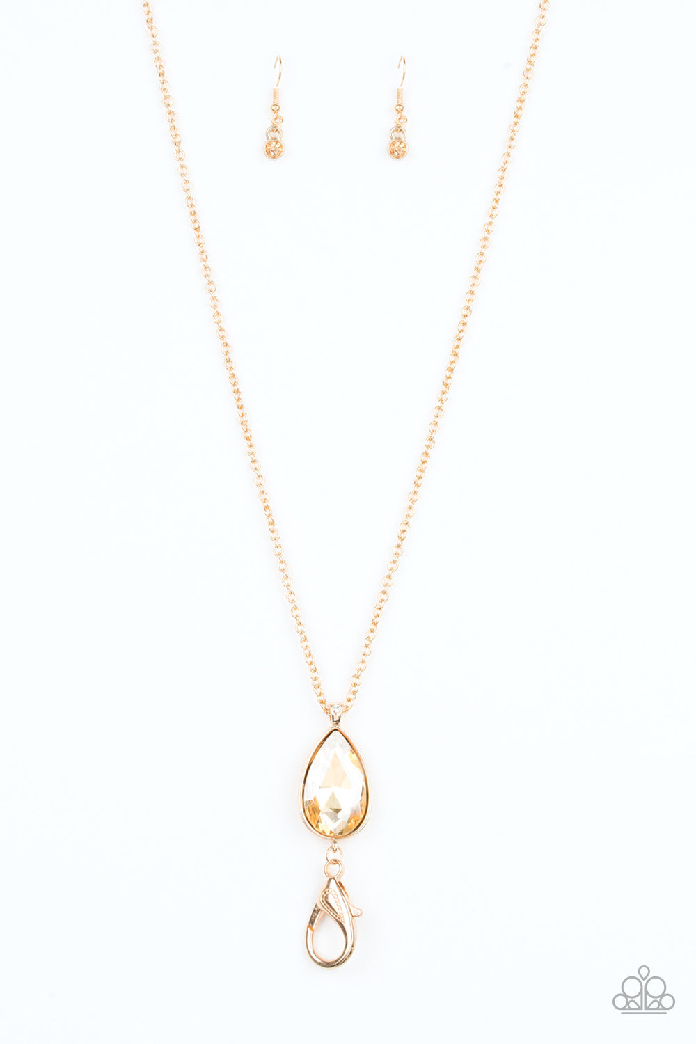 ELITE SHINE - GOLD LANYARD NECKLACE