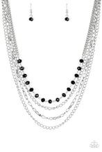 Load image into Gallery viewer, EXTRAVAGANT ELEGANCE - BLACK NECKLACE