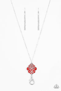 MALIBU MANDALA - RED NECKLACE