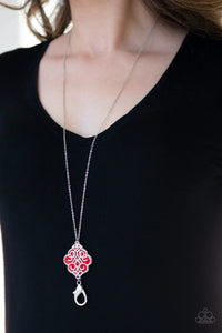 MALIBU MANDALA - RED NECKLACE