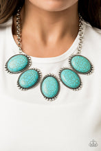 Load image into Gallery viewer, PRAIRIE GODDESS - BLUE NECKLACE