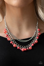 Load image into Gallery viewer, WAIT AND SEA - ORANGE NECKLACE