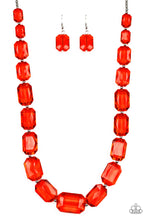 Load image into Gallery viewer, ICE VERSA - RED ACRYLIC NECKLACE