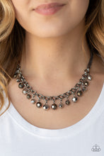 Load image into Gallery viewer, AND THE CROWD CHEERS - BLACK NECKLACE