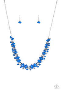 BRAGS TO RICHES - BLUE NECKLACE