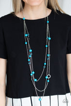 Load image into Gallery viewer, BRILLIANT BLISS - BLUE NECKLACE