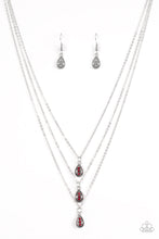 Load image into Gallery viewer, RADIANT RAINFALL - RED NECKLACE