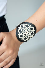Load image into Gallery viewer, A CROSS-STIITCH IN TIME - BLACK BRACELET