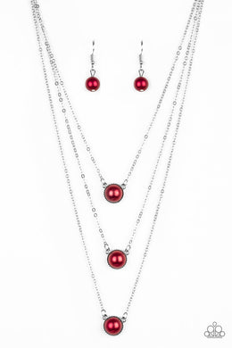A LOVE FOR LUSTER - RED NECKLACE