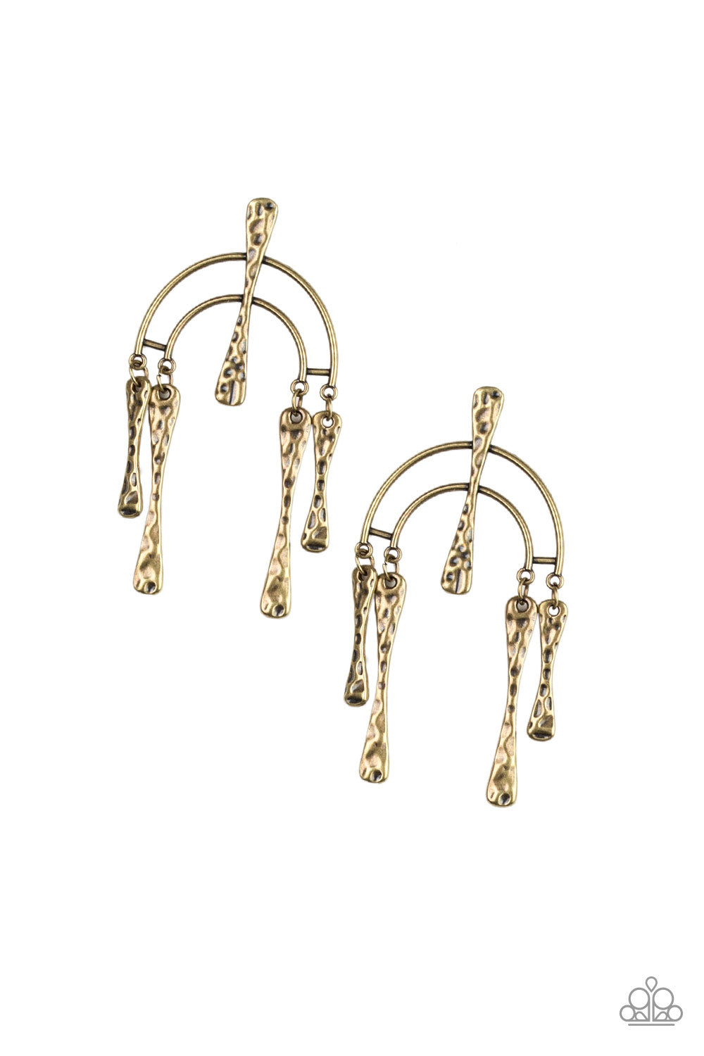 ARTIFACTS OF LIFE - BRASS POST EARRING