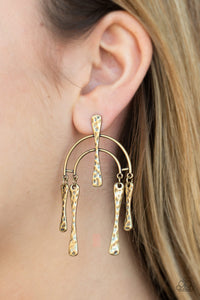 ARTIFACTS OF LIFE - BRASS POST EARRING